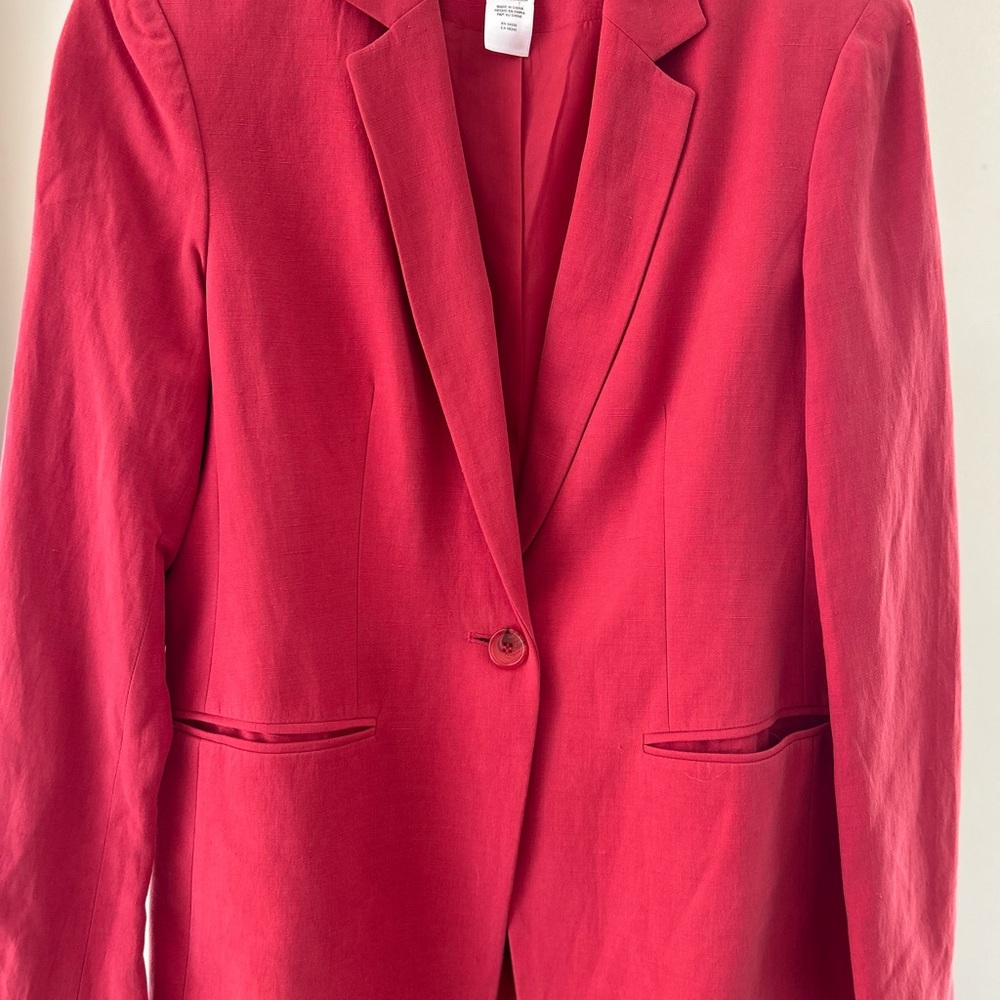Jones New York Vibrant Pink Blazer